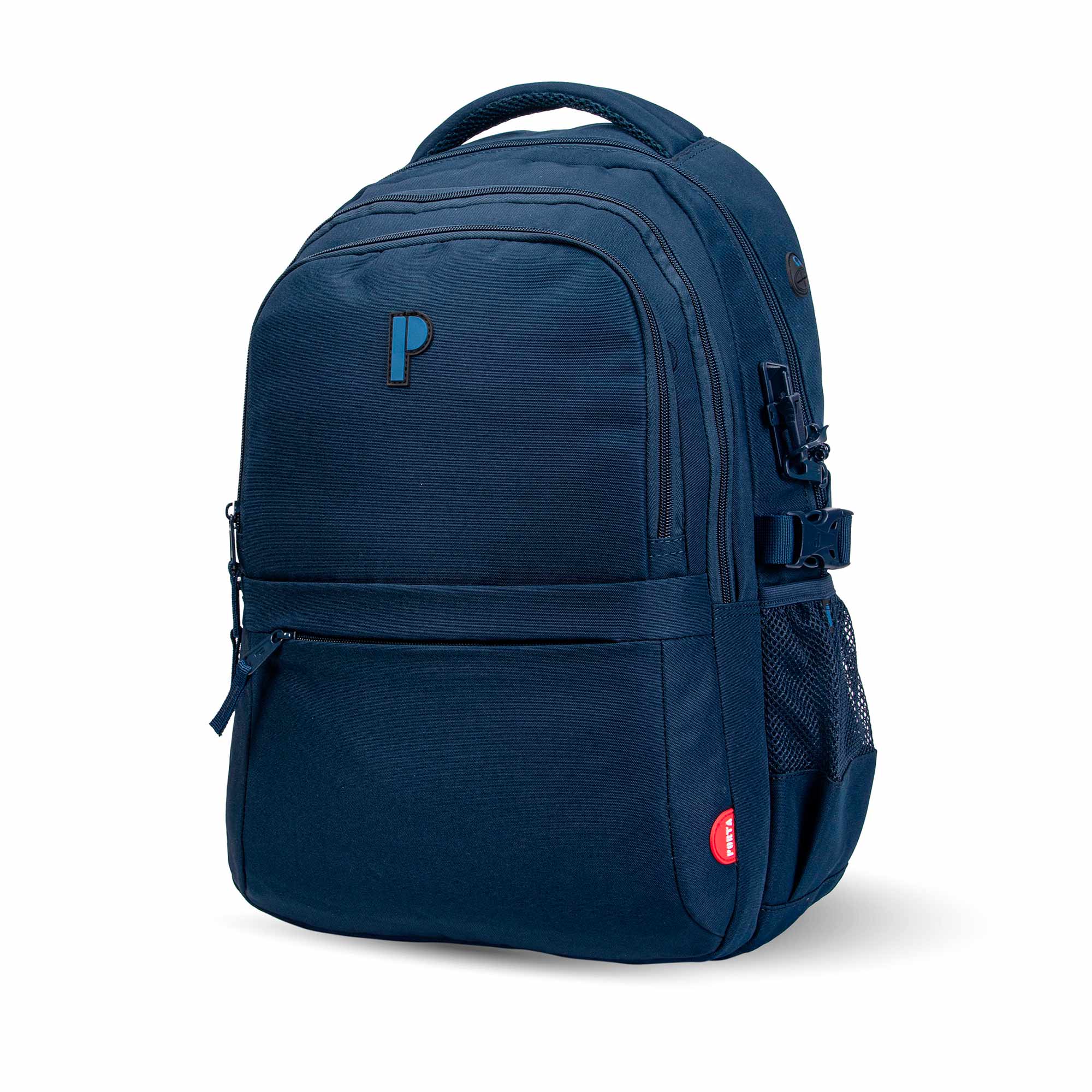 MOCHILA DAMASCO AZUL