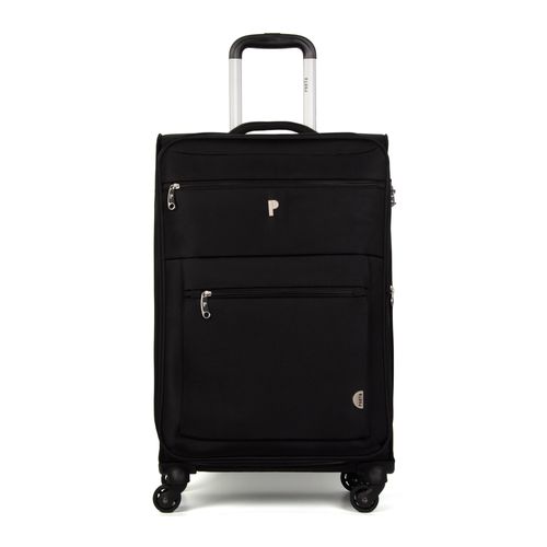 MALETA TELA DEVERON 24" NEGRO