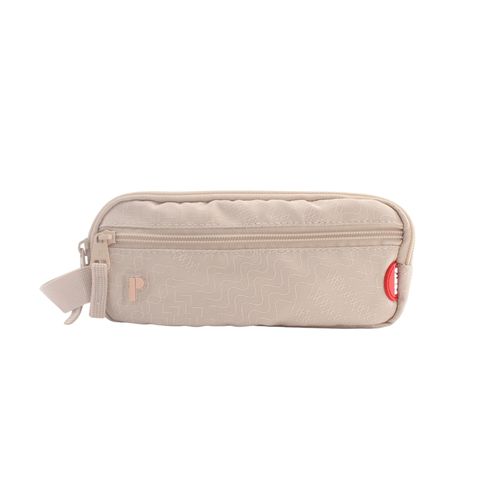 CARTUCHERA SHORTY BEIGE LINES