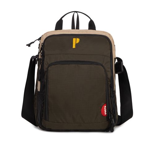 BOLSO APOLO VERDE MILITAR/BEIGE