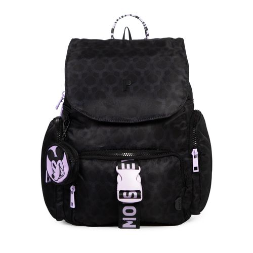 MOCHILA ANGELINA MICKEY BLACK PATTERN