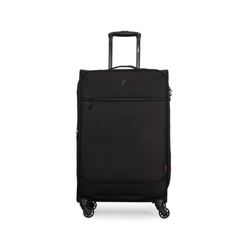 MALETA TELA GENOVIA 24" NEGRO