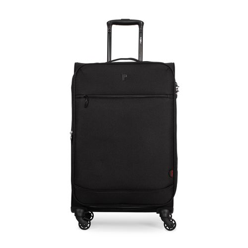 MALETA TELA GENOVIA 28" NEGRO