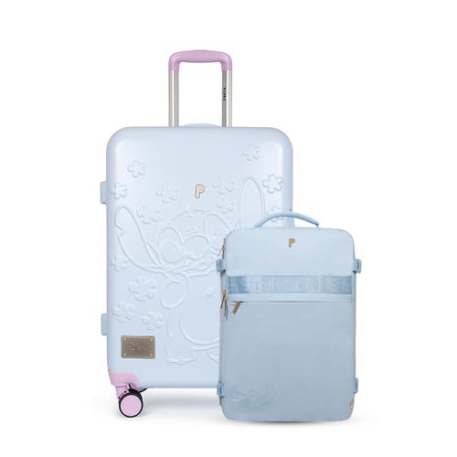 MALETA VARENNA 24" STITCH MOOD + MOCHILA VIAJERA VISO STITCH LIGHT BLUE