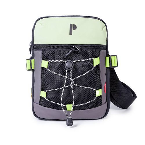 BOLSO ATHAN BLACK/GREEN