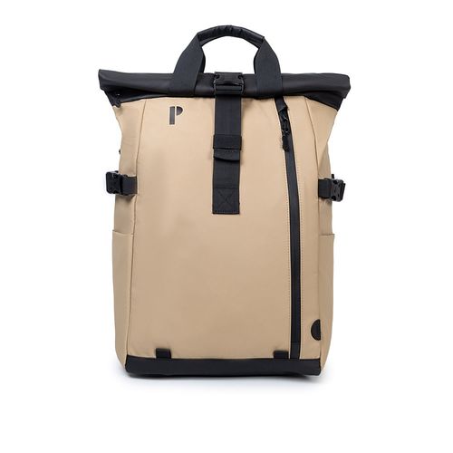 MOCHILA EON BEIGE/NEGRO