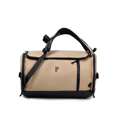 MALETIN EON BEIGE/NEGRO