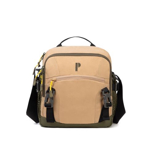 BOLSO TEMPUS BEIGE/VERDE
