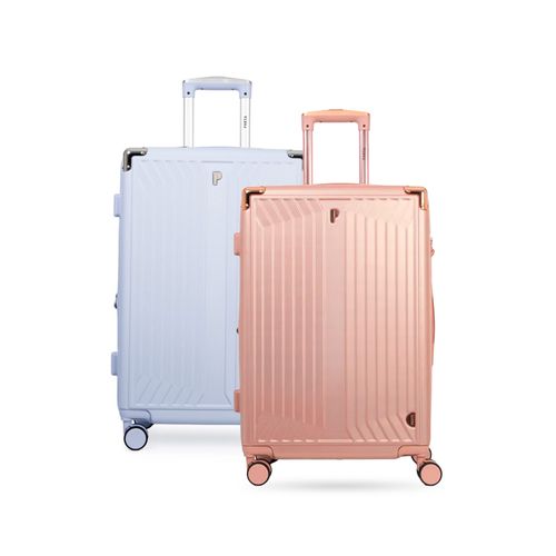 MALETA CANARIA 28" CELESTE + MALETA CANARIA 28" ROSADO